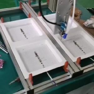 Quality 50 - 60Hz Glue Dispensing Machine 500mm/sec Automated Epoxy Dispenser 150W wholesale