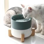 Unique Colorful 15.5*7cm Cat Ceramic Bowl Pet Food Feeder