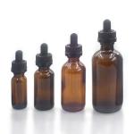 120ml Empty Amber Glass Bottles 4 Oz Boston Round Glass Bottles For Oil Products