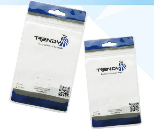 ISO9001 SGS PVC Plastic Pouch bags Waterproof Overall Printed 0.3mm For Mobile