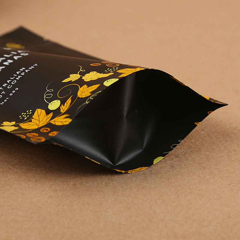 Custom Order Accepted Self-supporting Food Packaging Bags for Dried Fruits and Nuts