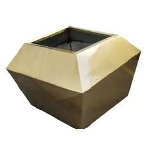 Quality Rectangular outdoor modern large flower pots square planters wholesale