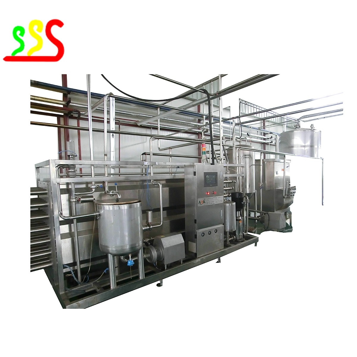 Glass Bottle Tomato Jam Paste Sauce Processing Line With PLC CONTROL SYSTEM