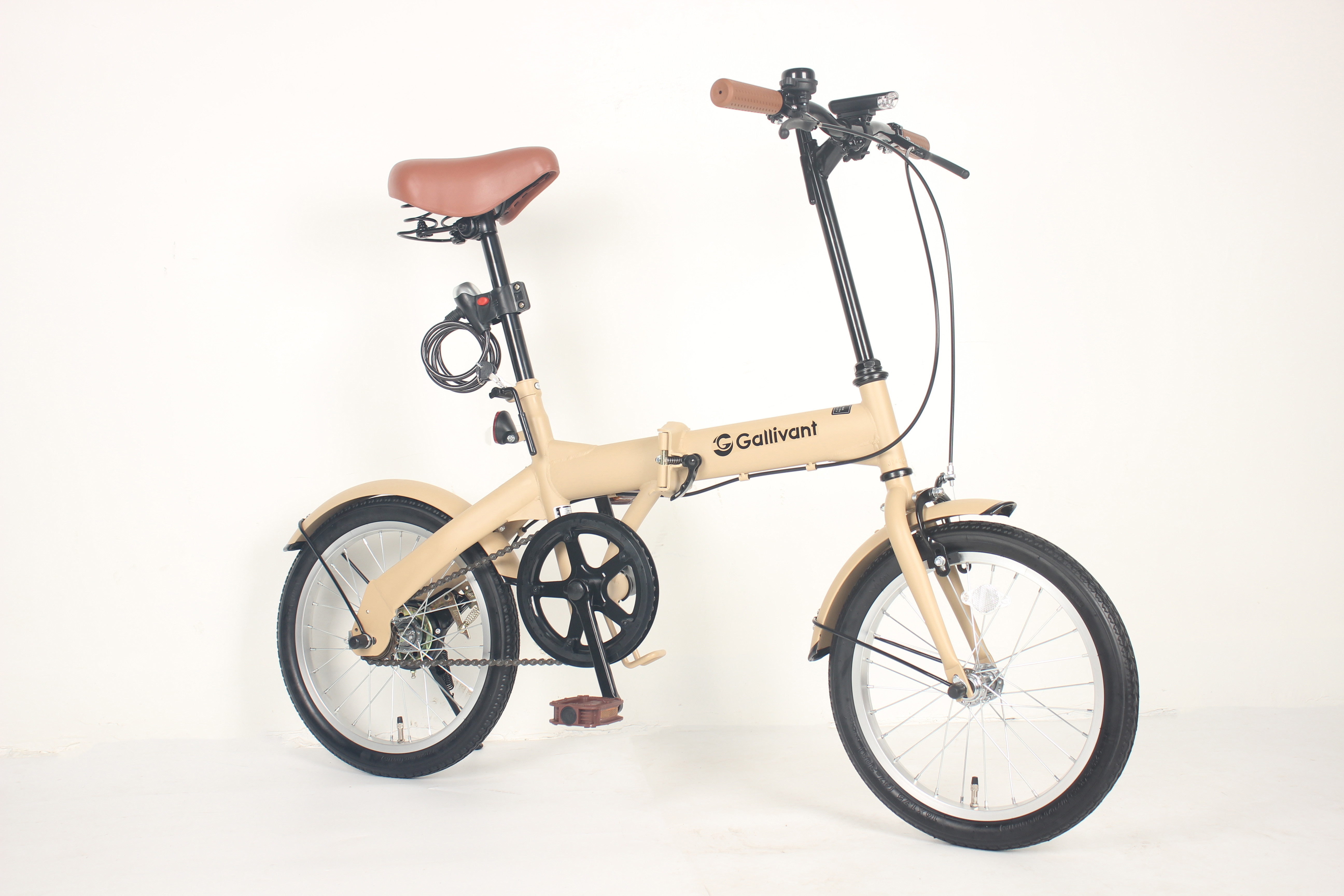 Lightweight Folding Road Bike Adjustable Seat Brakes Style Ordinary Pedal