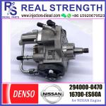 DENSO pump 294000-0470 16700-ES60A Excavator parts Fuel Injection Pump 294000