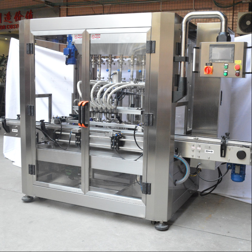 Lubricating Oil Filling Capping Labeling Machine Automatic For 1-5L Plastic Bottle