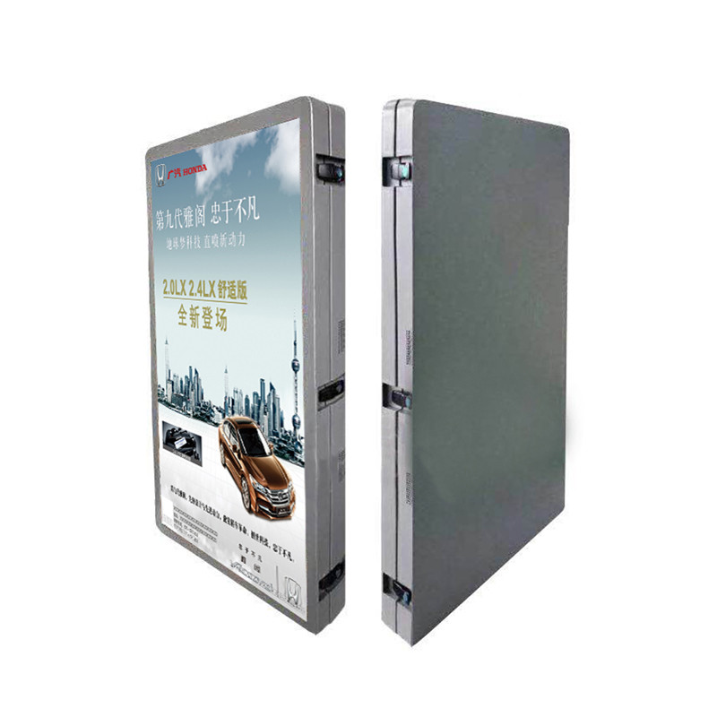 Urhealth customized outdoor lamp-post LED display with LAN/Wifi/3G/4G for advertising