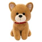 OEM Brushy Stuffed Dog Toys With Printed Logo