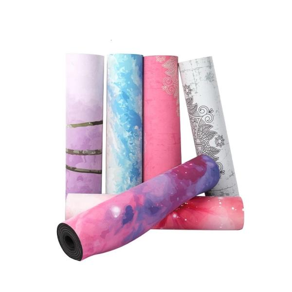 Suede Yoga Mat, Portable Gymnastics Mats, Microfiber mats, professional suede