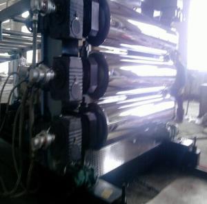 Quality PP PE Sheet Plastic Extrusion Line , 37KW - 75KW Extrusion Equipment wholesale