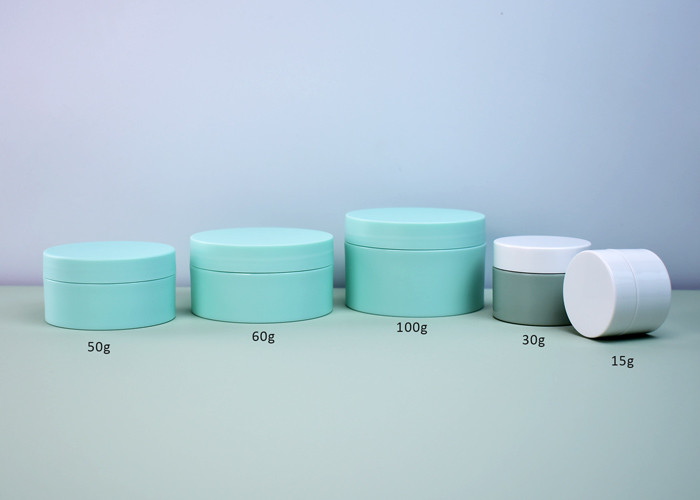 Classic Empty 1OZ custom Round plastic PP cream jar with Thick Heavy wall for Skincare Face cream with PCR available