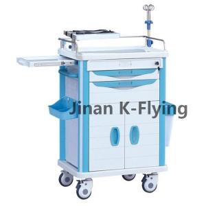 Quality Portable ABS Plastic Hospital Emergency Cart Medical Trolley wholesale