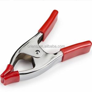 Quality Metal Spring Clip Clamps 2 4 6 Inch Spring Tent Crocodile Clamp Pointed Mouth Electrician wholesale