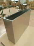 Custom Stainless Steel Rectangular Garden Planter Extra Large Metal Flower Pot