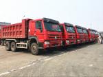 371hp 6x4 40 - 50 Ton Sinotruk Howo Dump Truck Max. Speed 75 Km / H