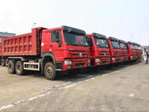 Quality 371hp 6x4 40 - 50 Ton Sinotruk Howo Dump Truck Max. Speed 75 Km / H wholesale