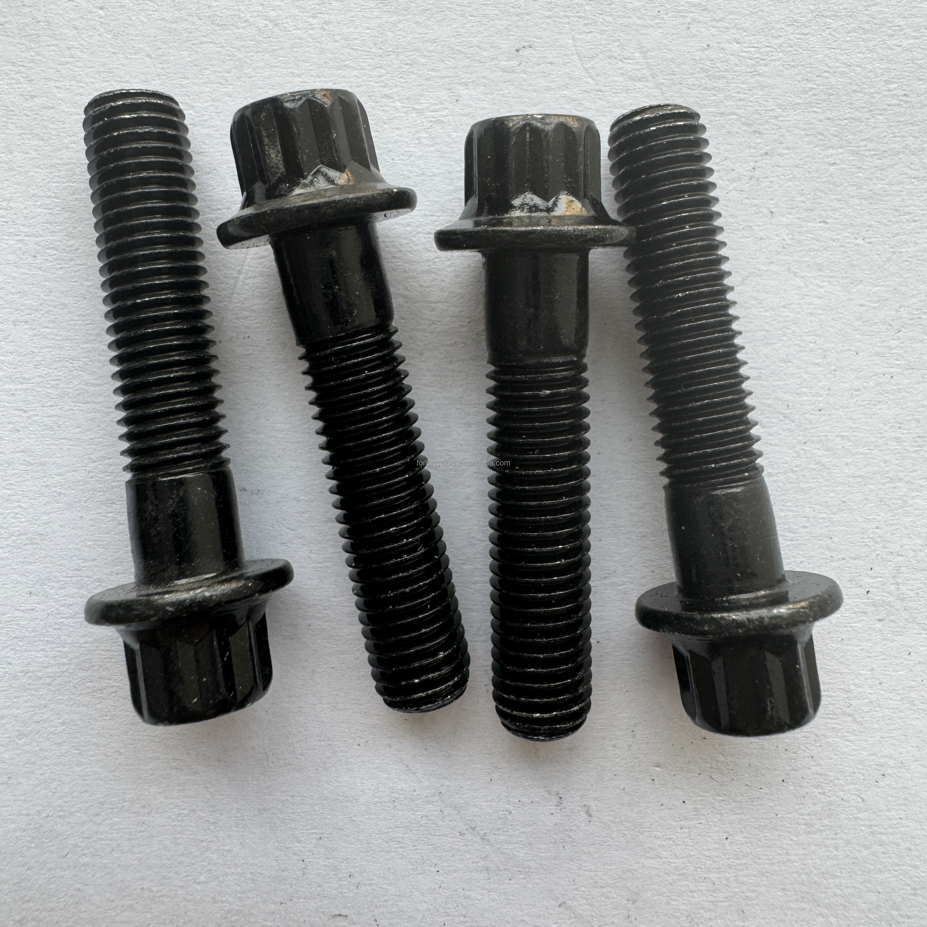 Exceptional Durability Universal RS/ RX Split Rim Kits M7 x 32 Bolt and Nut with Black Titanium Flange Bolt