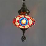 Turkish Lamp Colorful Glass Pendent Light E14 Warm White Bedroom Bar Corridor