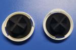 Medical Black Silicone Rubber Duckbill Valve One Way Cross Valve