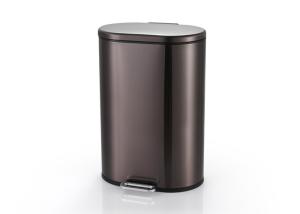 Quality Smudge Resistant 12L Stainless Steel Step Trash Can wholesale