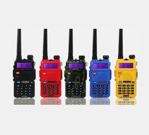 China Professional VHF UHF Dual Band Radio , 128 Channels Transceiver Walkie Talkie on sale