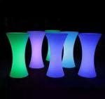 Modern LED Bar Furniture / LED Cocktail Table Waterproof For Night Club
