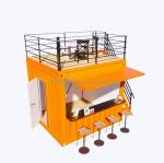 10 Foot Prefabricated Container Store for Fast Food Coffee Bars Customized Color
