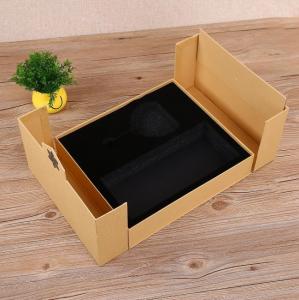 Quality Brown 1000gsm cardboard Kraft Paper Packaging EVA Insert Gift Boxes wholesale
