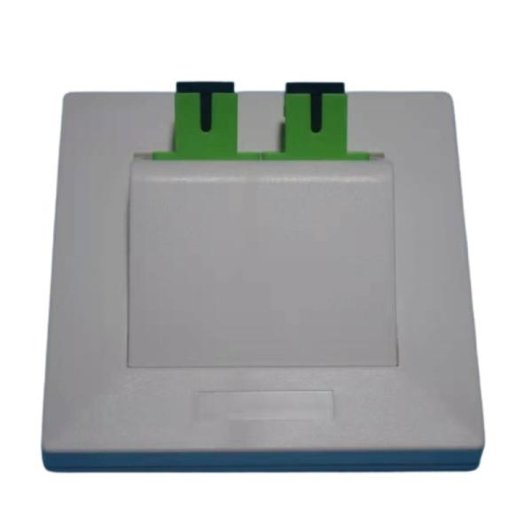 Wall Outlet Box Fiber Optic Face Plate Terminal Box for Indoor Fiber Distributio