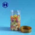Round Straight 300ml Airtight Plastic Jar Food Safe 116mm Height