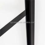 Elegant Single French Shower Door 6-12mm Thickness Fine Polished Edge Tempered