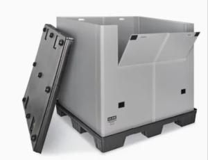 Quality Foldable Sleeve Collapsible Easy Logistics Storage Plastic Pallet Box wholesale