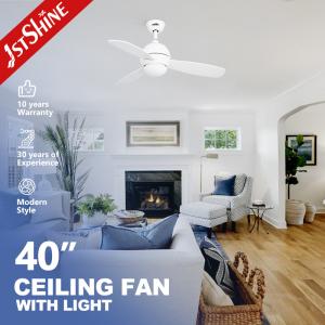 Quality Remote Control Modern Led Ceiling Fans 40 Inches Dc Motor 3 Plywood Blades wholesale