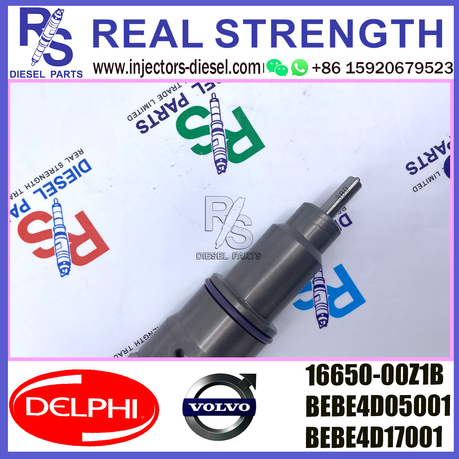 V-O-L-V Diesel Engine Fuel Injector 16650-00Z1B BEBE4D17001 16650-00Z0B BEBE4D05001 For NISSAN 12 LITRE