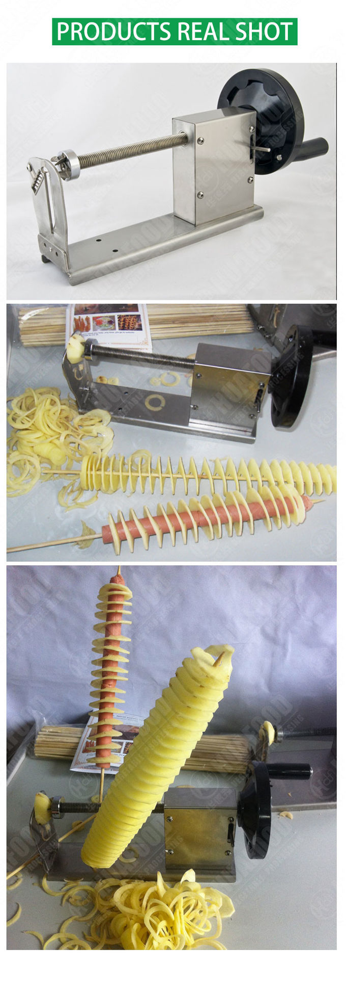 Twister Multifunction Vegetable Cutting Machine Spiral Potato Chips Cutting Machine
