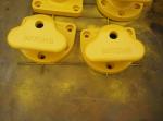 Yellow Mooring Components Marine Single Tee Head Dock Bollard