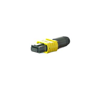 Quality Metal / Plastic Housing Fiber Optic Cable Coupler Mini 36mm MPO Connector wholesale