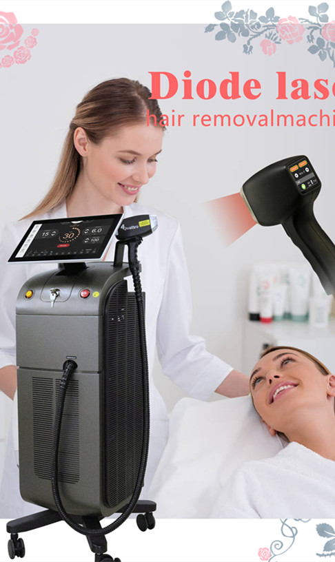 4 Wave Diode Laser Painless Hair Removal Machine 755nm 940nm 1064nm