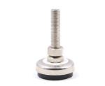 M6 ×1.0 Stainless Steel Adjustable Feet For Conveyor Using Anti Slip Pad