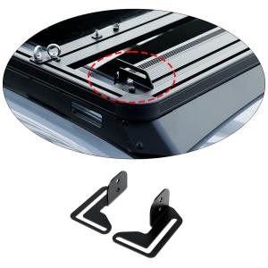 Quality JEEP Emergency Light Bar Mounting Brackets Aluminum Roof Tray Accessories wholesale