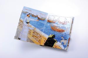Quality Pantone Sliding Hardcover Book Printing CMYK Custom Puzzle Printing 210mmx297mm wholesale