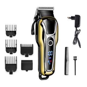 Quality Golden Color Electric Hair Trimmer , Cordless Barber Clippers For Pets / Human wholesale