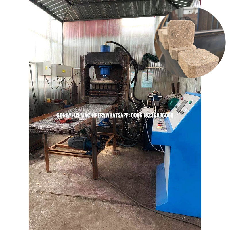 Hydraulic Press for Wood Sawdust and Rice Husk Briquettes Farm Waste Briquette Machine