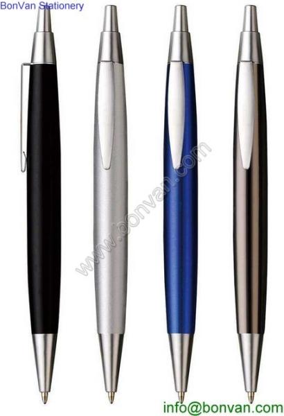click action cheap promotional pen with logo wholesale promotional metal
