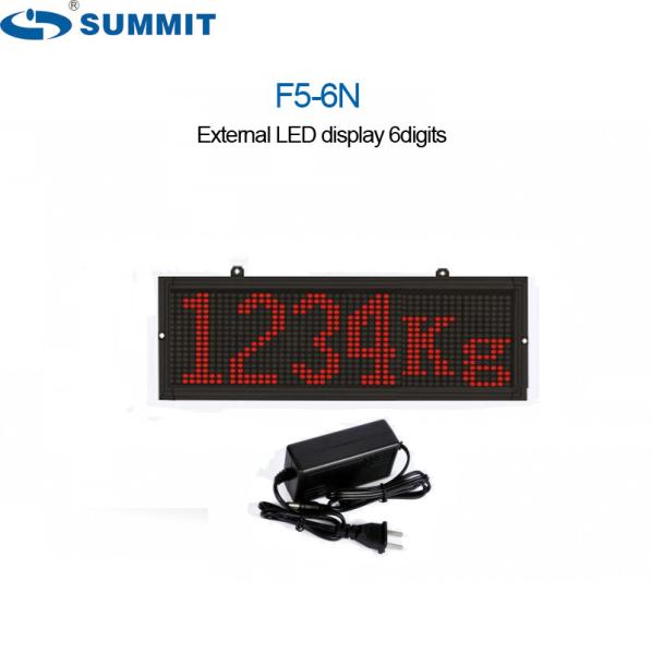 Aluminum Enclosure Digital LED Display External Digital Score Display Board 6