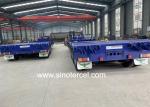 28T Landing Gear Semi Bed Trailer Tri Axle Low Bed Trailer For Sale