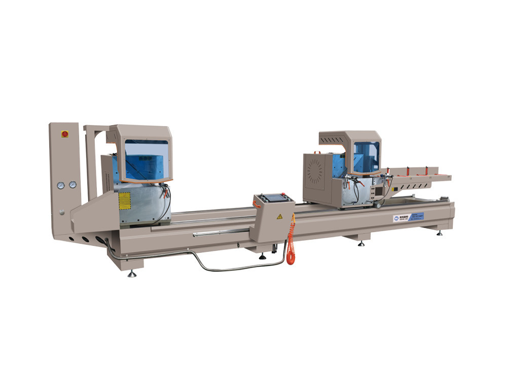 45° Double-Head Precision Cutting Saw For Aluminum Profile Automatic Length