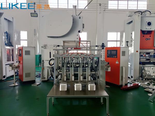 Fully Automatic Mitsubishi PLC Aluminium Foil Plate Making Machine High