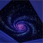 Noise Reduction Polyester Ceiling Tiles Starry Sky Optic Star Ceiling Lighting