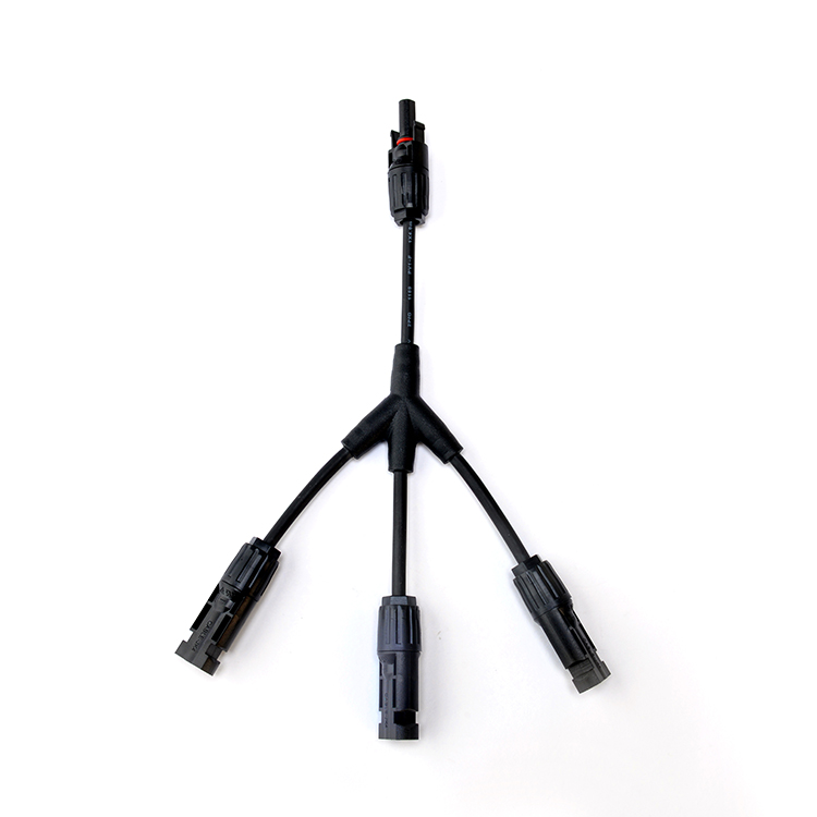 XLPO Insulation Stranded Conductor 3 to 1 Y Branch Pv Connectors Cable for 10kw Solar Pv System Easy Installation